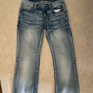 MENS BKE (BUCKLE) AIDEN 31L BOOTLEG JEANS